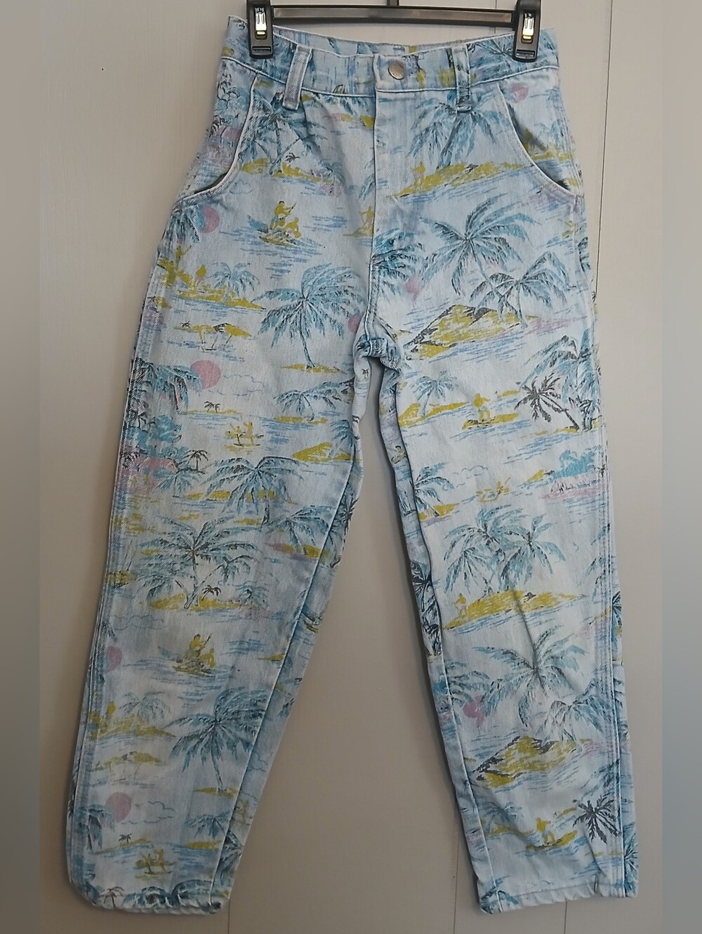 Wrangler Vintage Girls Size 10 Tropical Jeans